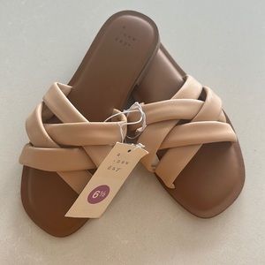 NWT Nude Sandals- A New Day